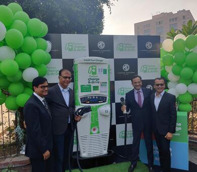 50kW EV charger opening ceremony in India